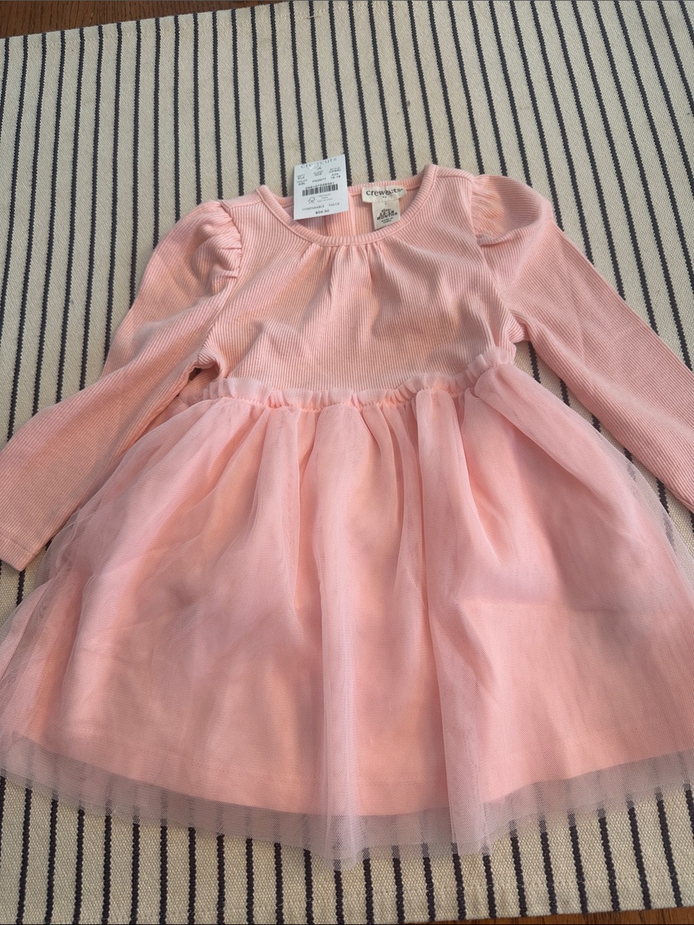 Crewcuts Light Pink Tulle Party Dress for Girls